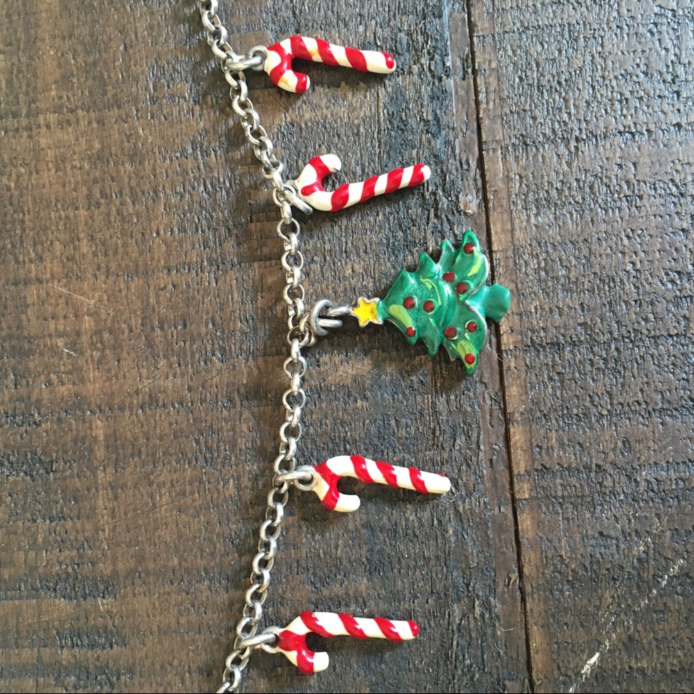 925 Sterling Italy Silver Christmas necklace
